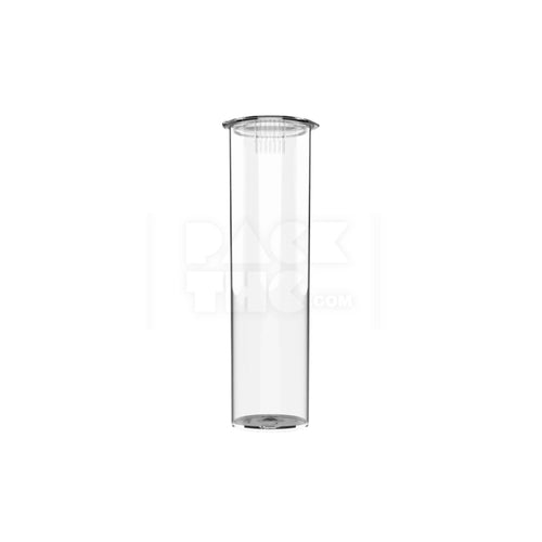 116mm wide mouth pre roll tube clear