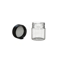 3oz 90cc aviator cr container clear natural black cap 400 count