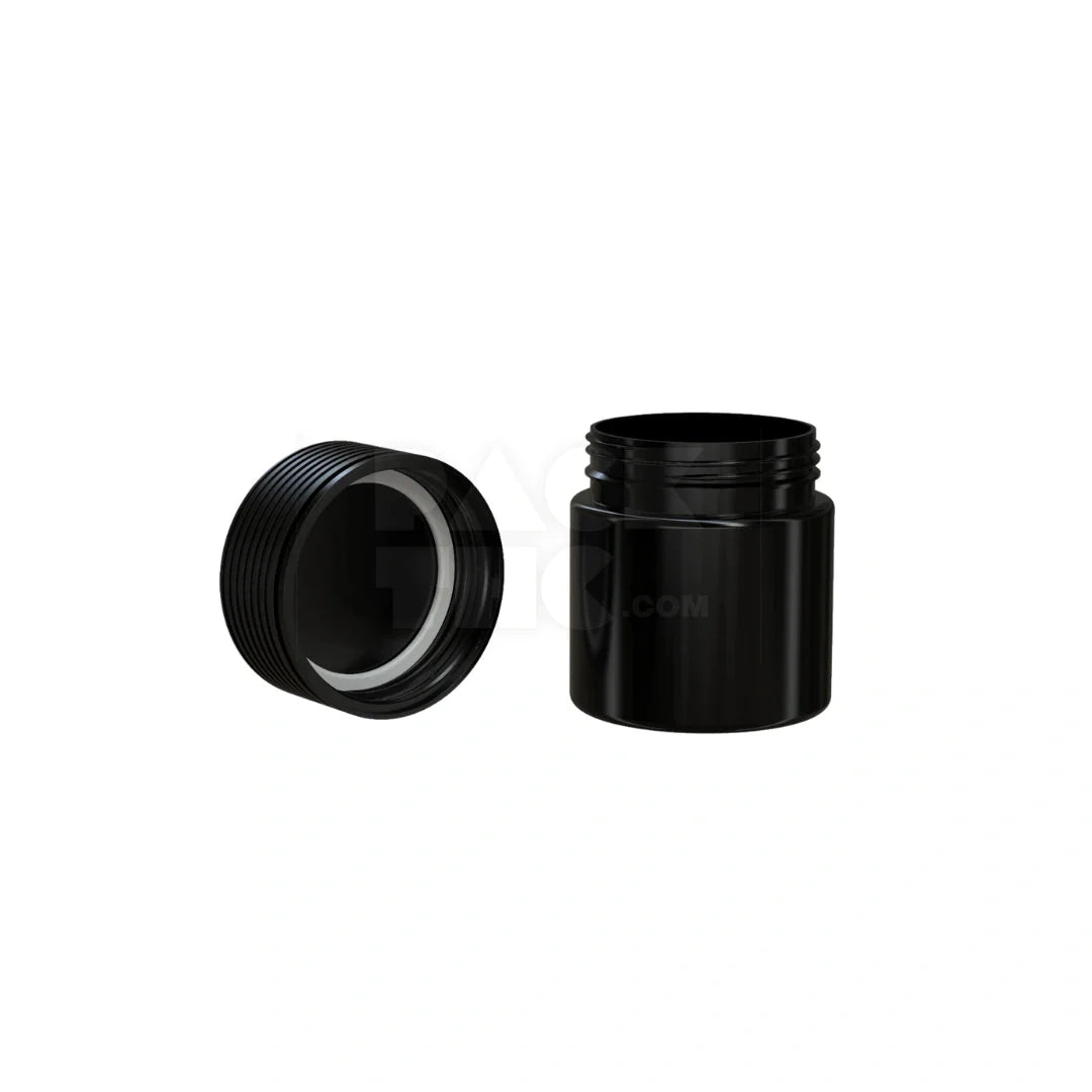 3oz 90cc spiral cr container opaque black 400 count