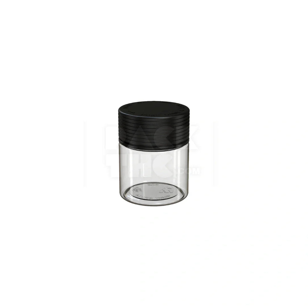 3oz 90cc spiral cr container clear natural black closure 400 count