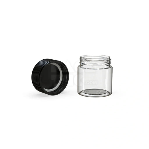 3oz 90cc spiral cr container clear natural black closure 400 count