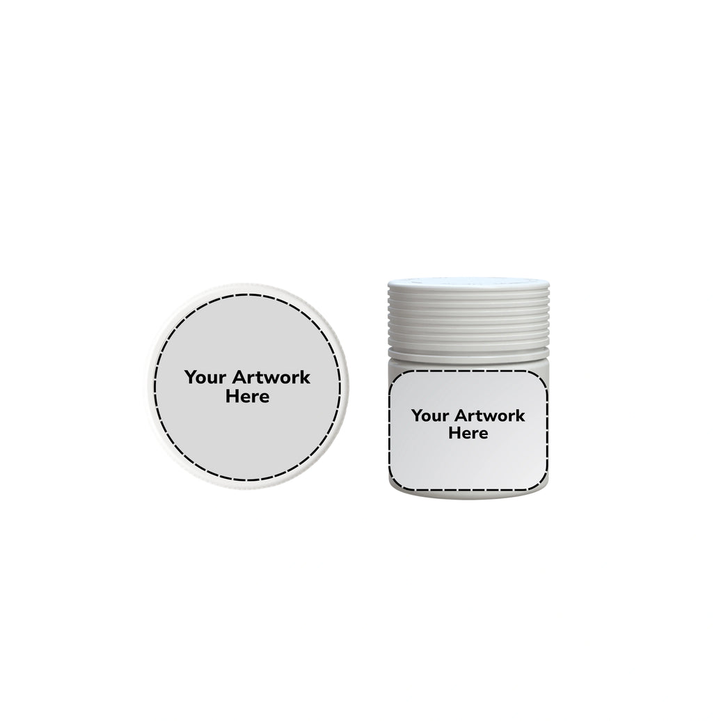 3oz spiral cr jar opaque white