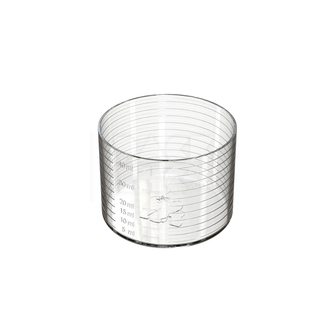 40ml spiral dosing cup clear 1000 count