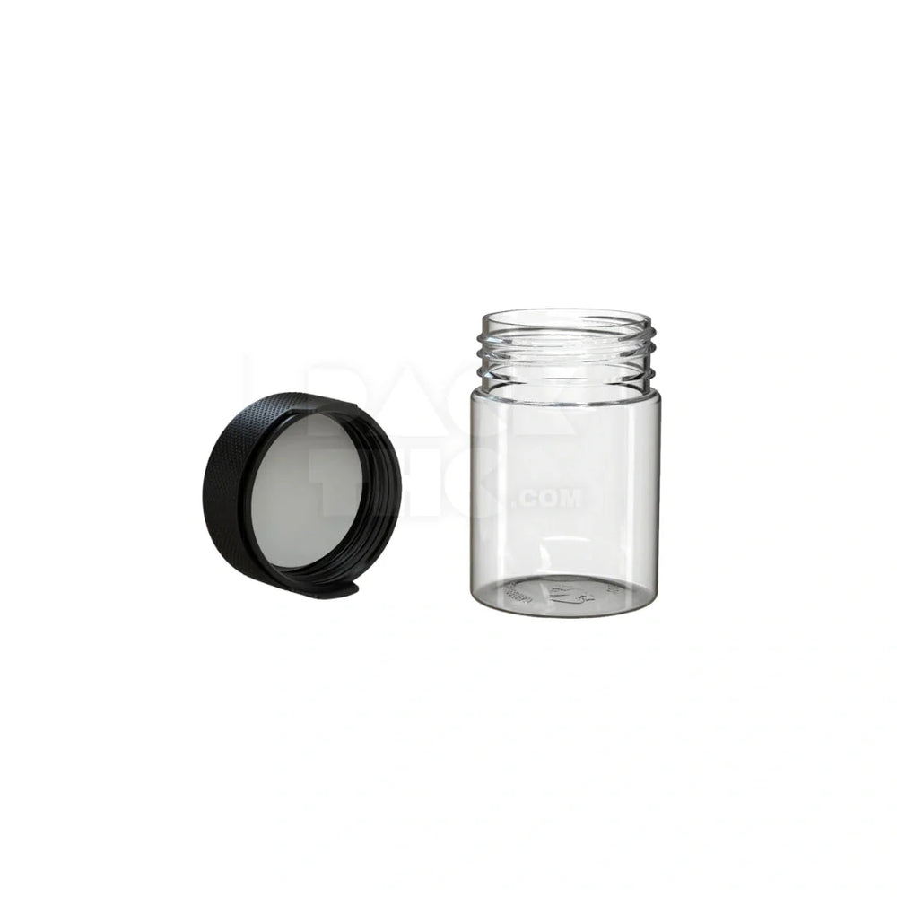 4oz 120cc aviator cr container clear natural black cap 400 count