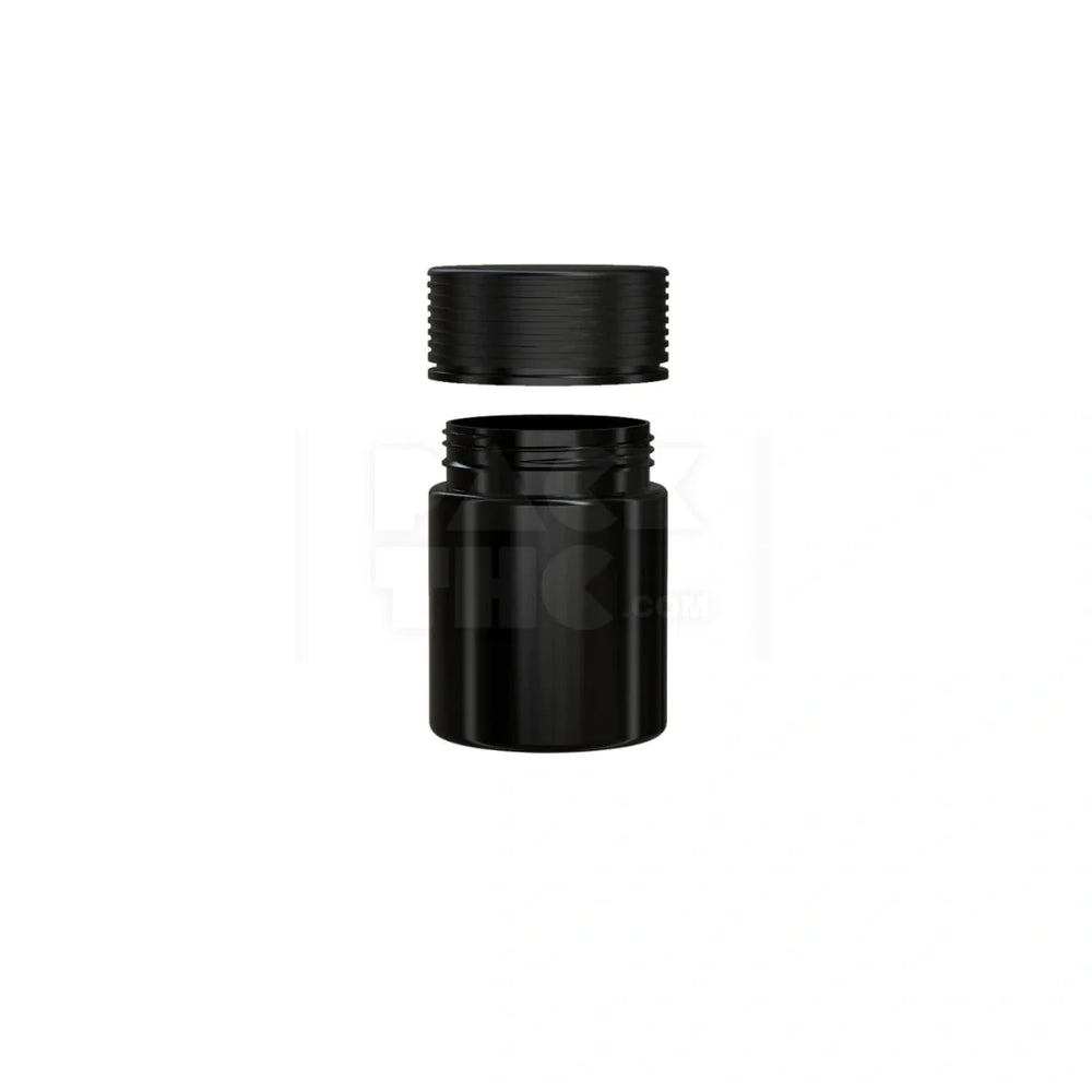 4oz 120cc spiral cr container opaque black 400 count