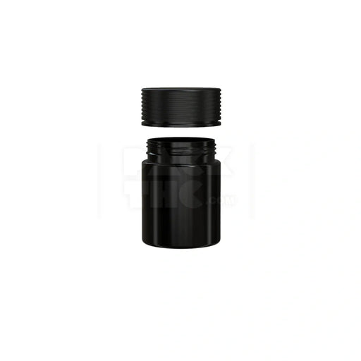 4oz 120cc spiral cr container opaque black 400 count