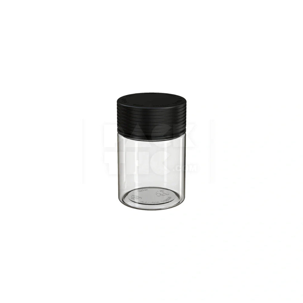 4oz 120cc spiral cr container clear natural black closure 400 count