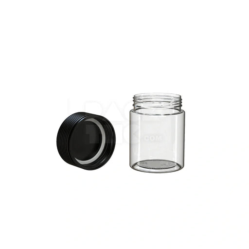 4oz 120cc spiral cr container clear natural black closure 400 count