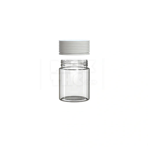 4oz 120cc spiral cr container clear natural white closure 400 count