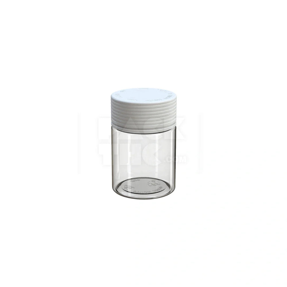 4oz 120cc spiral cr container clear natural white closure 400 count
