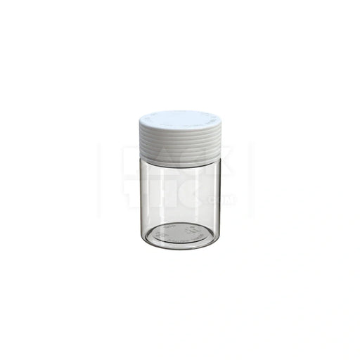 4oz 120cc spiral cr container clear natural white closure 400 count