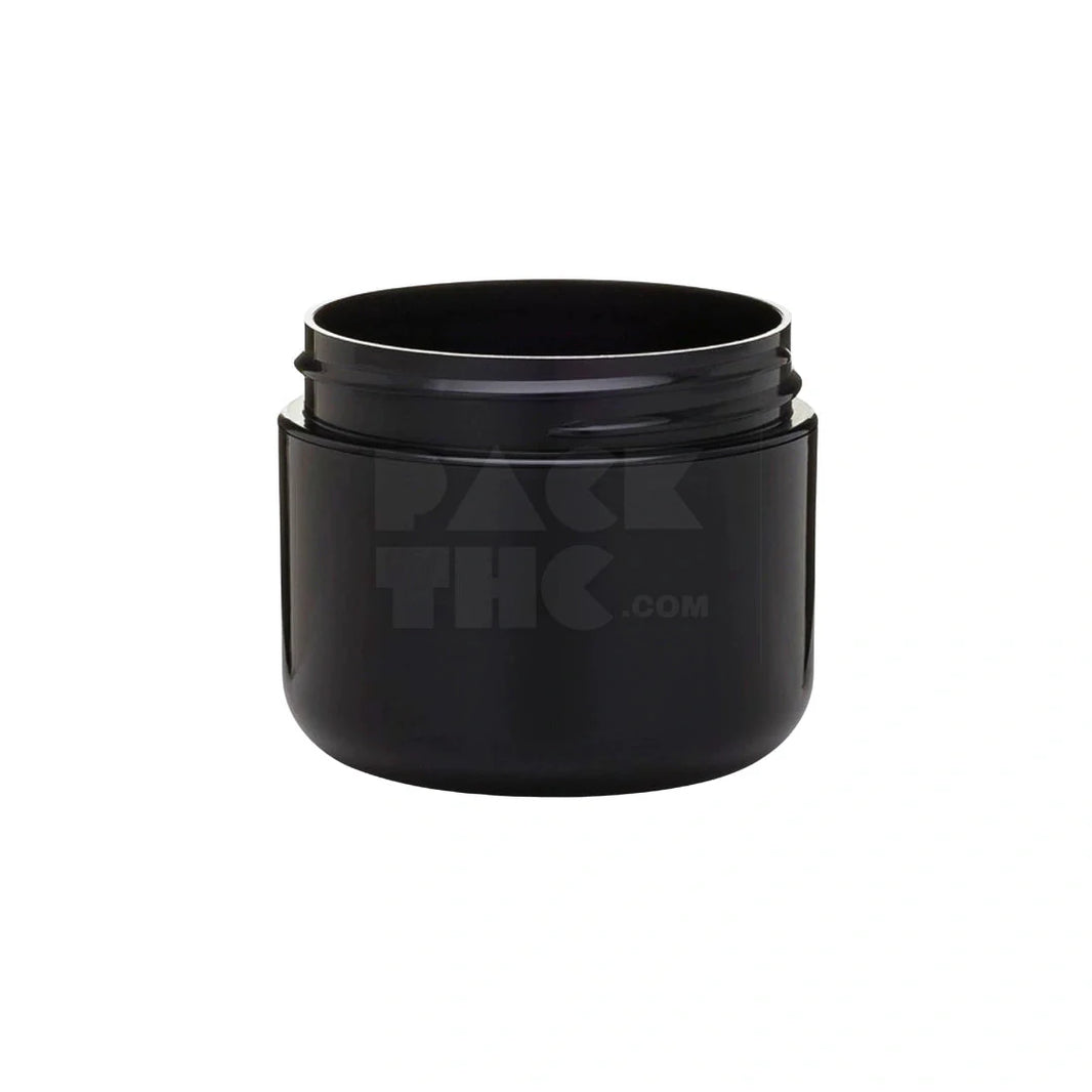 image 4oz dome jars black with black cap