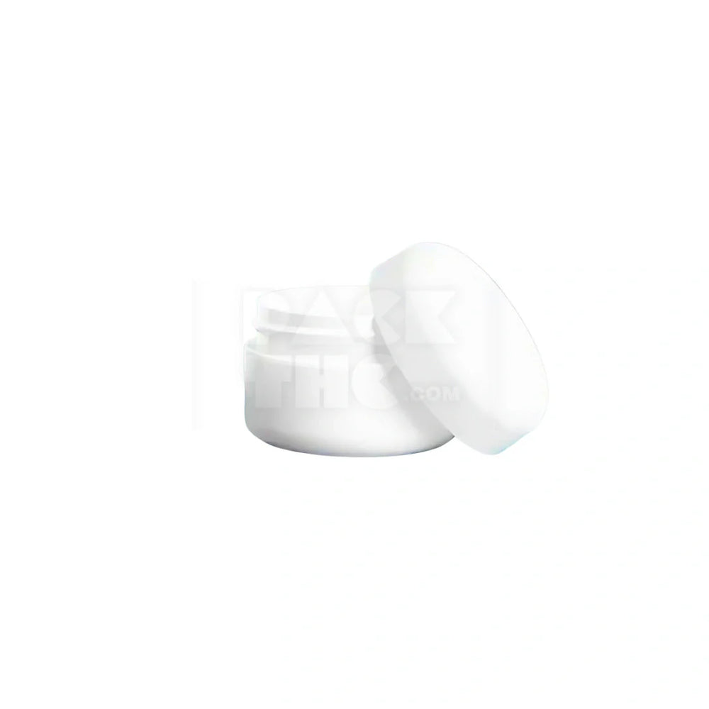 4oz dome jars white with white cap