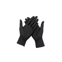 4 mil nitrile gloves black 100 pieces case extra large