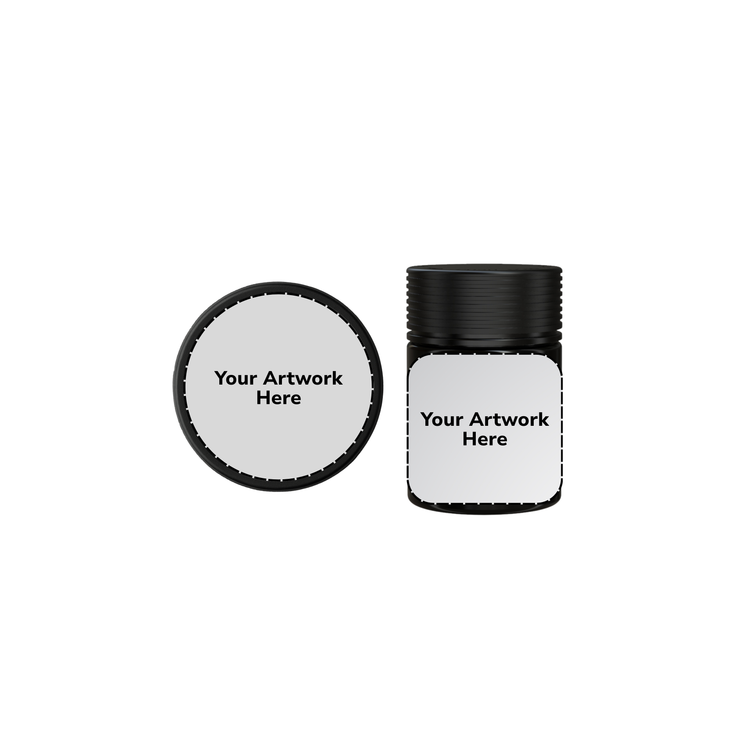 4oz spiral cr jar opaque black
