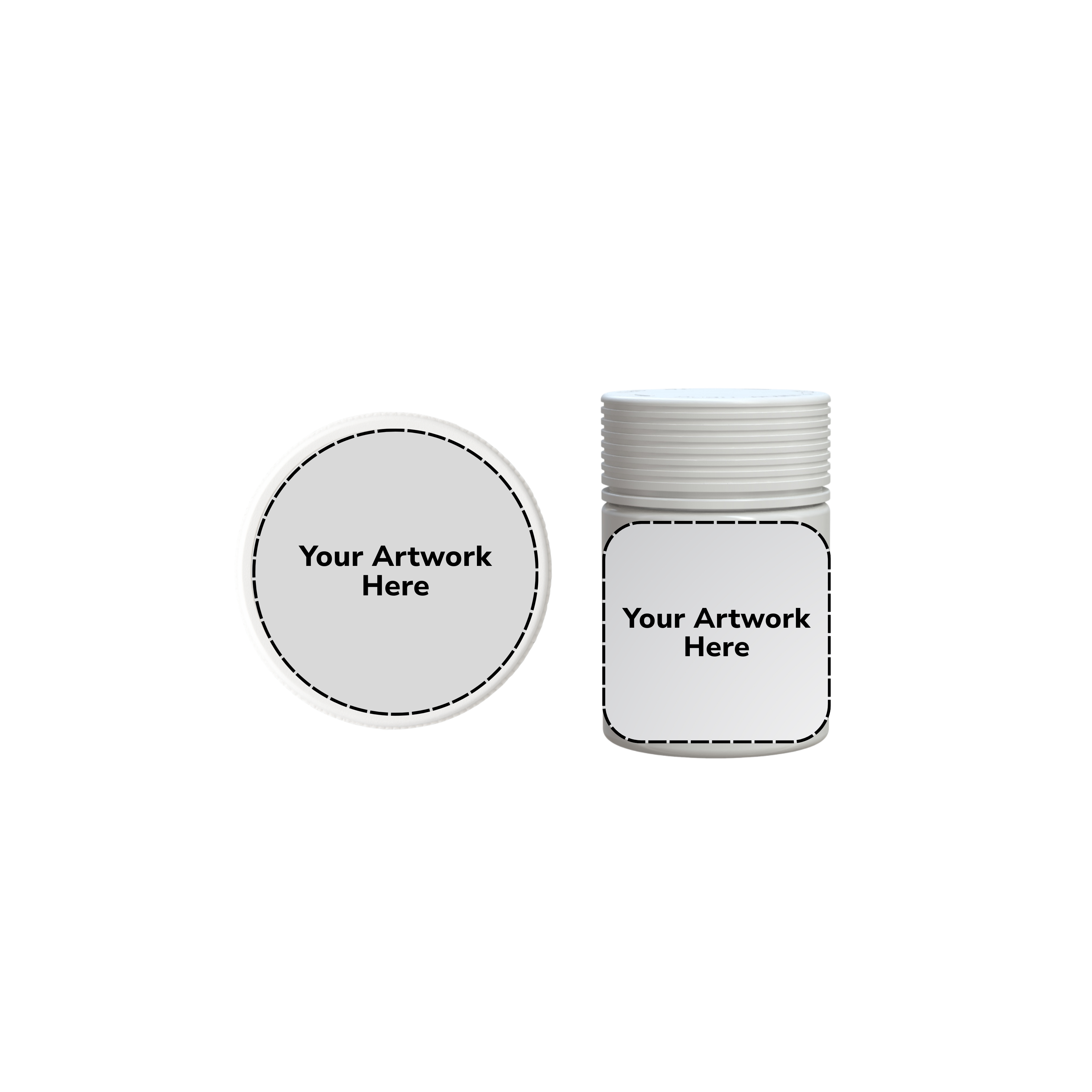 4oz spiral cr jar opaque white