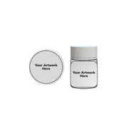 4oz spiral cr jar clear white cap