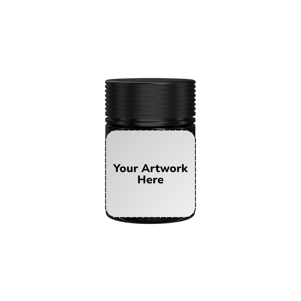 4oz spiral cr jar opaque black