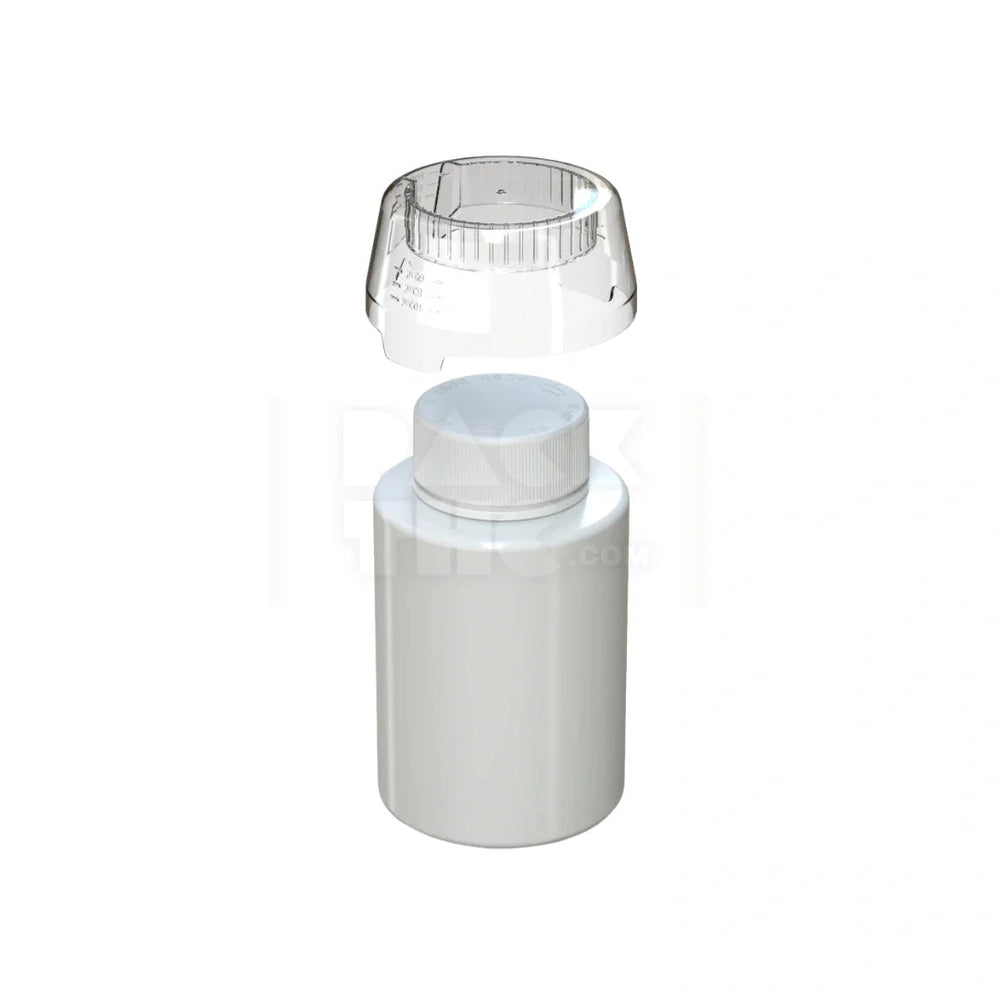 500ml aviator cr base bottle opaque white with dosing cup 60 count