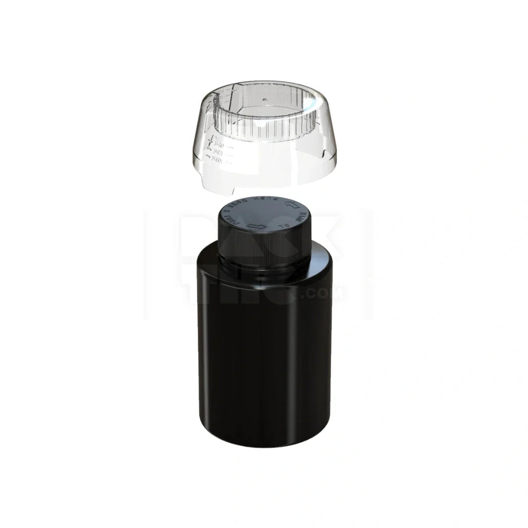 image 500ml aviator cr base bottle opaque black with dosing cup 60 count