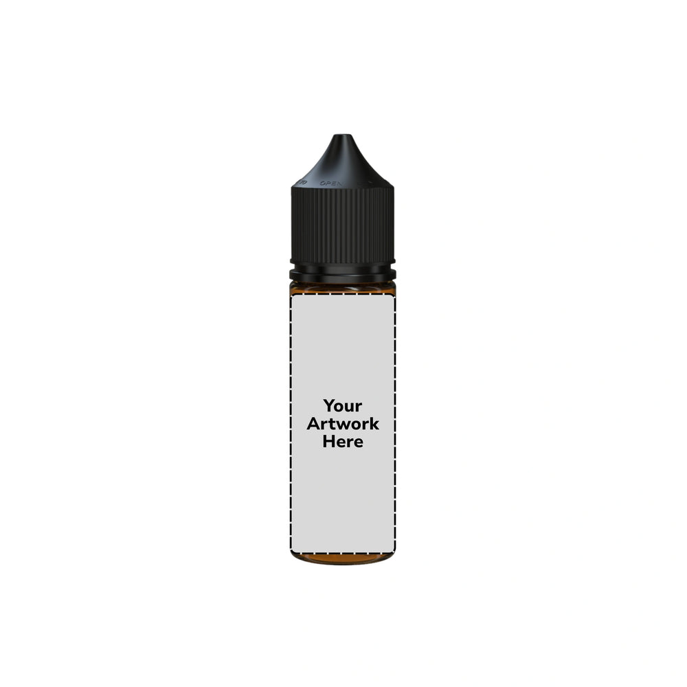 50ml v3 unicorn bottle translucent amber