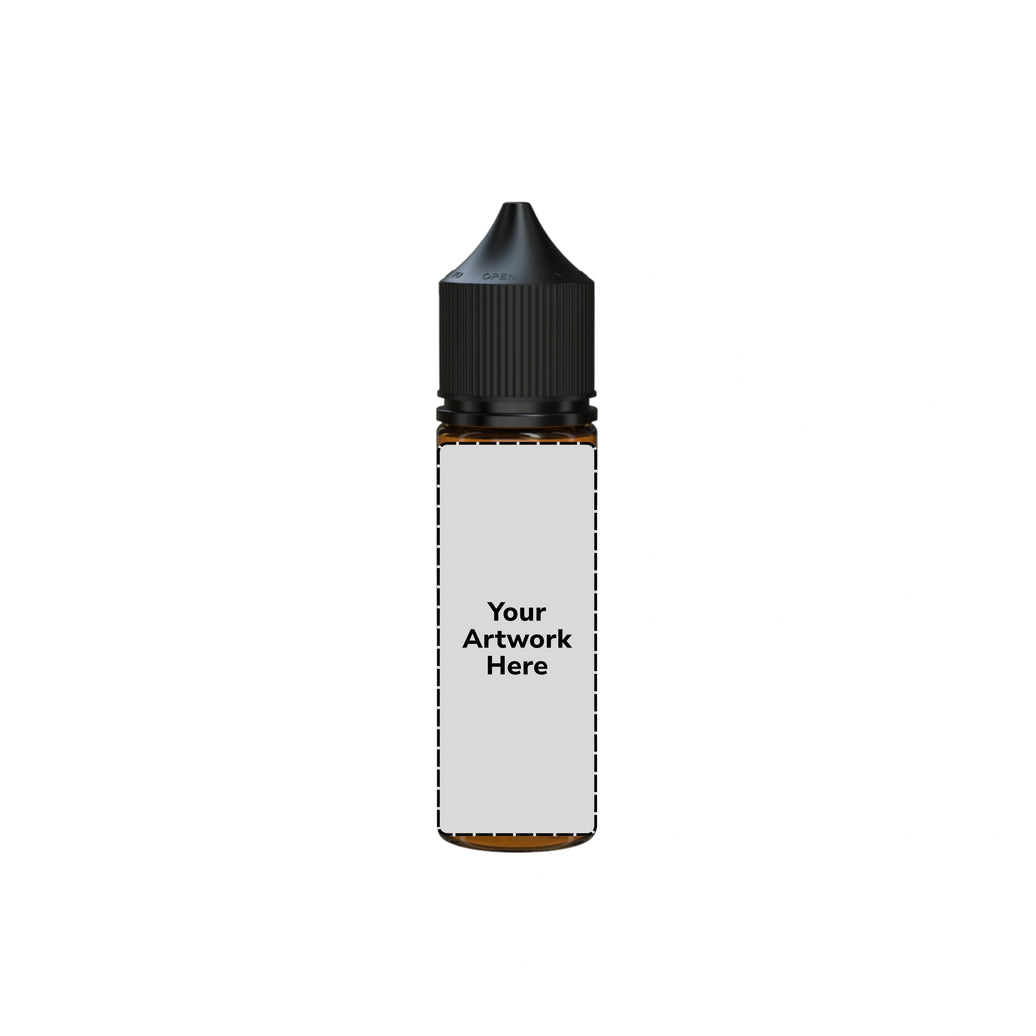 50ml v3 unicorn bottle translucent amber