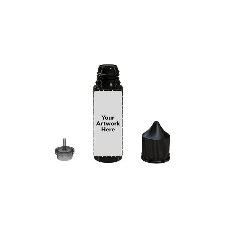 50ml v3 unicorn bottle translucent black