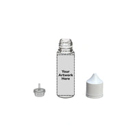 50ml v3 unicorn bottle clear white cap