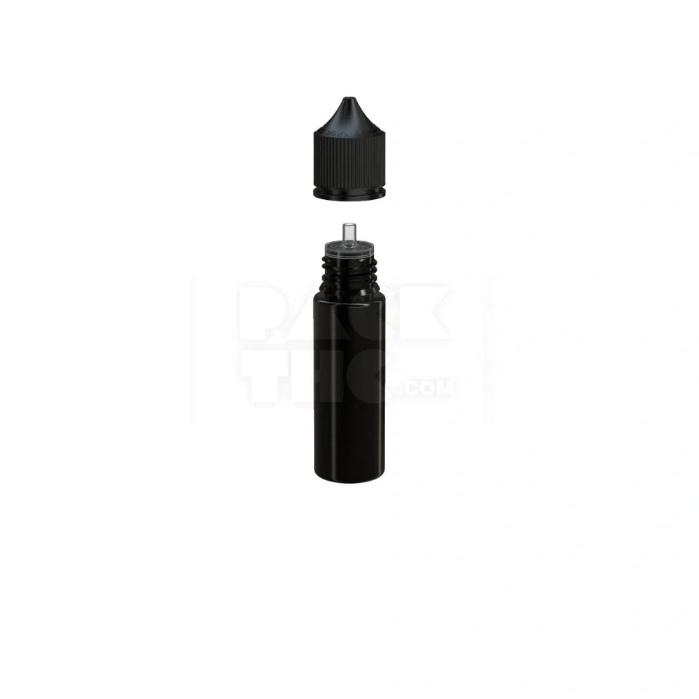 50ml pet reducer unicorn bottle opaque black 500 count