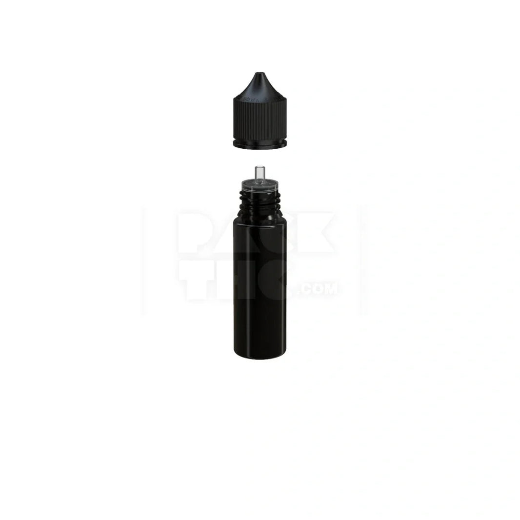 image 50ml pet reducer unicorn bottle opaque black 500 count
