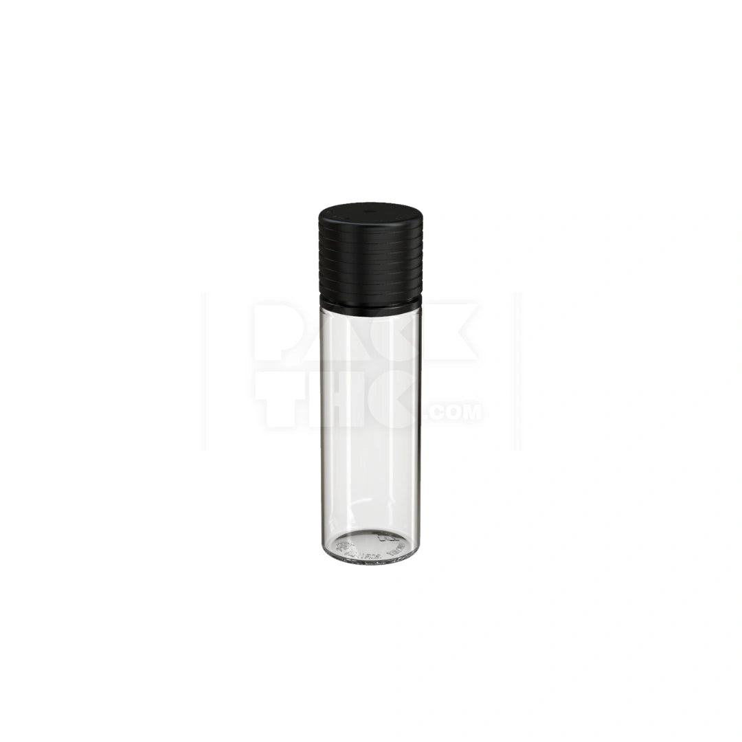 50ml spiral cr bottle clear natural black cap 500 count