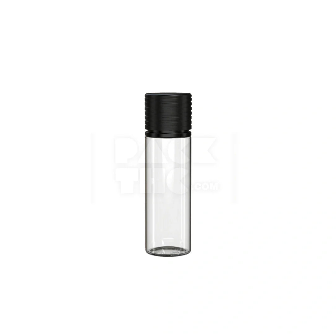 50ml spiral cr bottle clear natural black cap 500 count