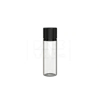 50ml spiral cr bottle clear natural black cap 500 count