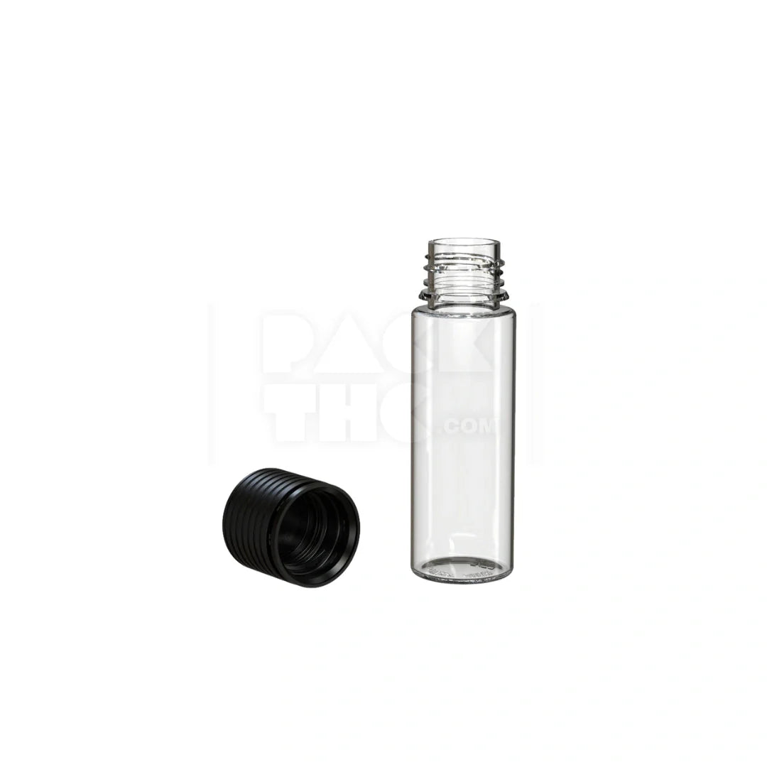 50ml spiral cr bottle clear natural black cap 500 count