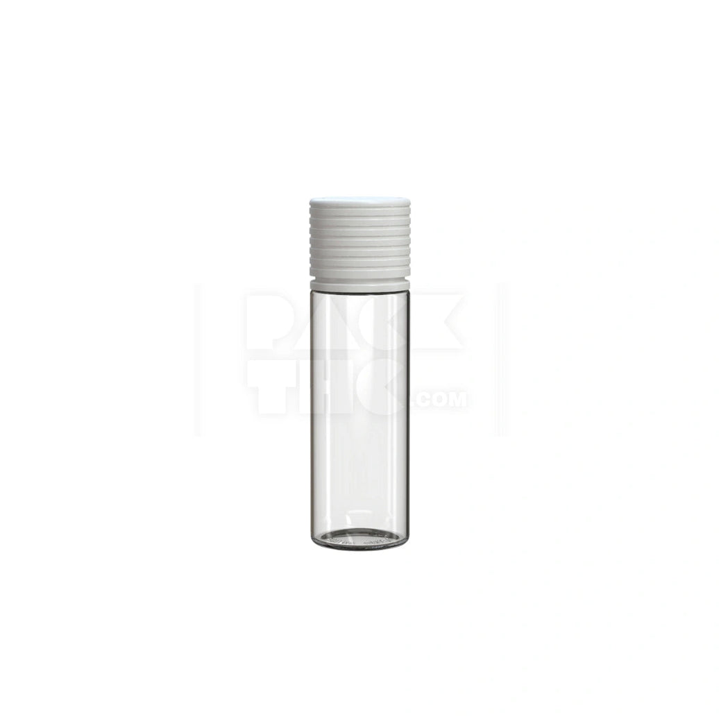 50ml spiral cr bottle clear natural white cap 500 count