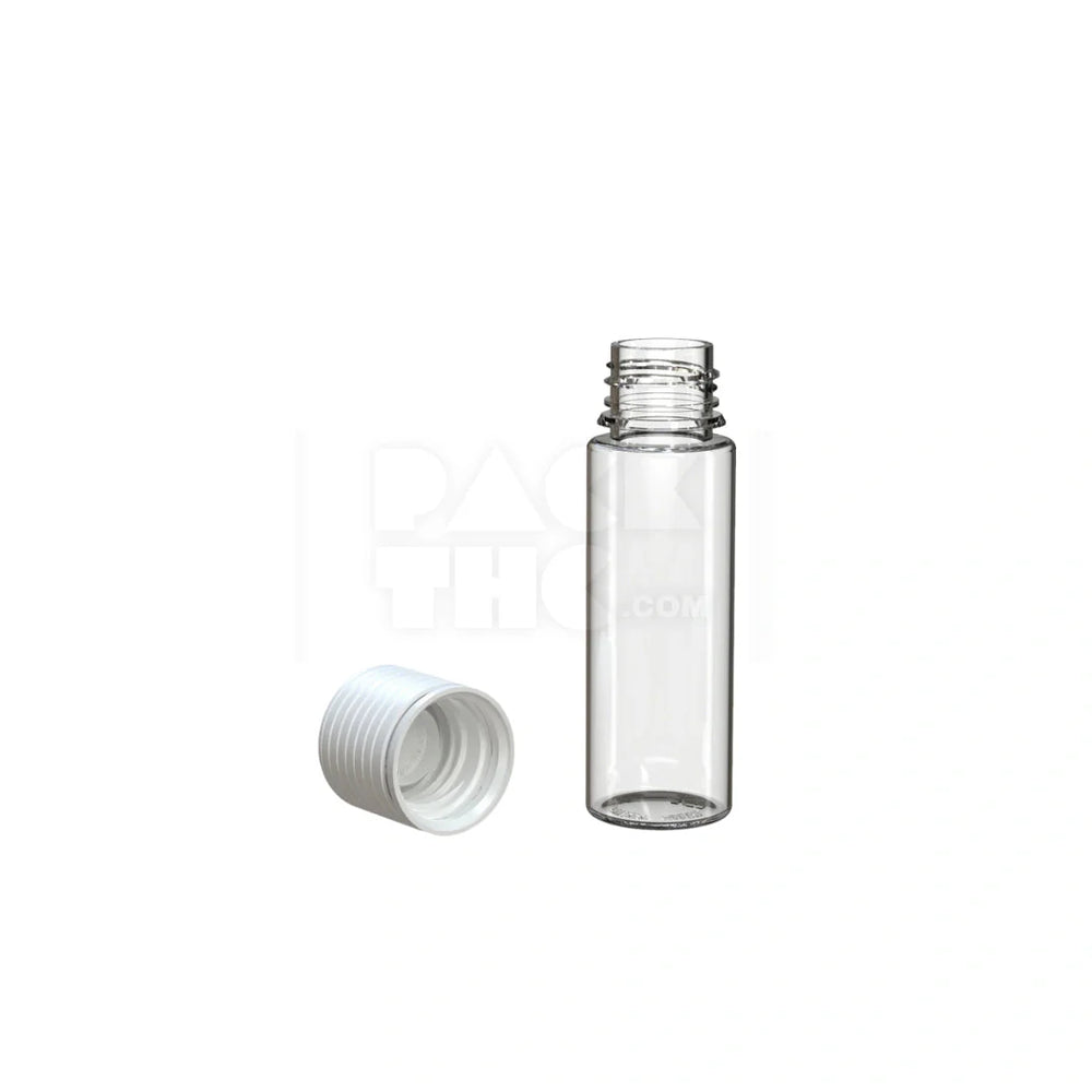 50ml spiral cr bottle clear natural white cap 500 count