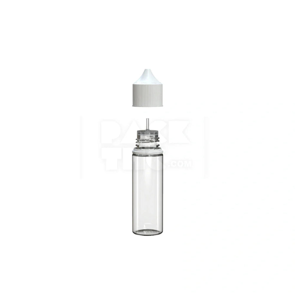 50ml v3 pet unicorn bottle cr clear natural white cap 500 count