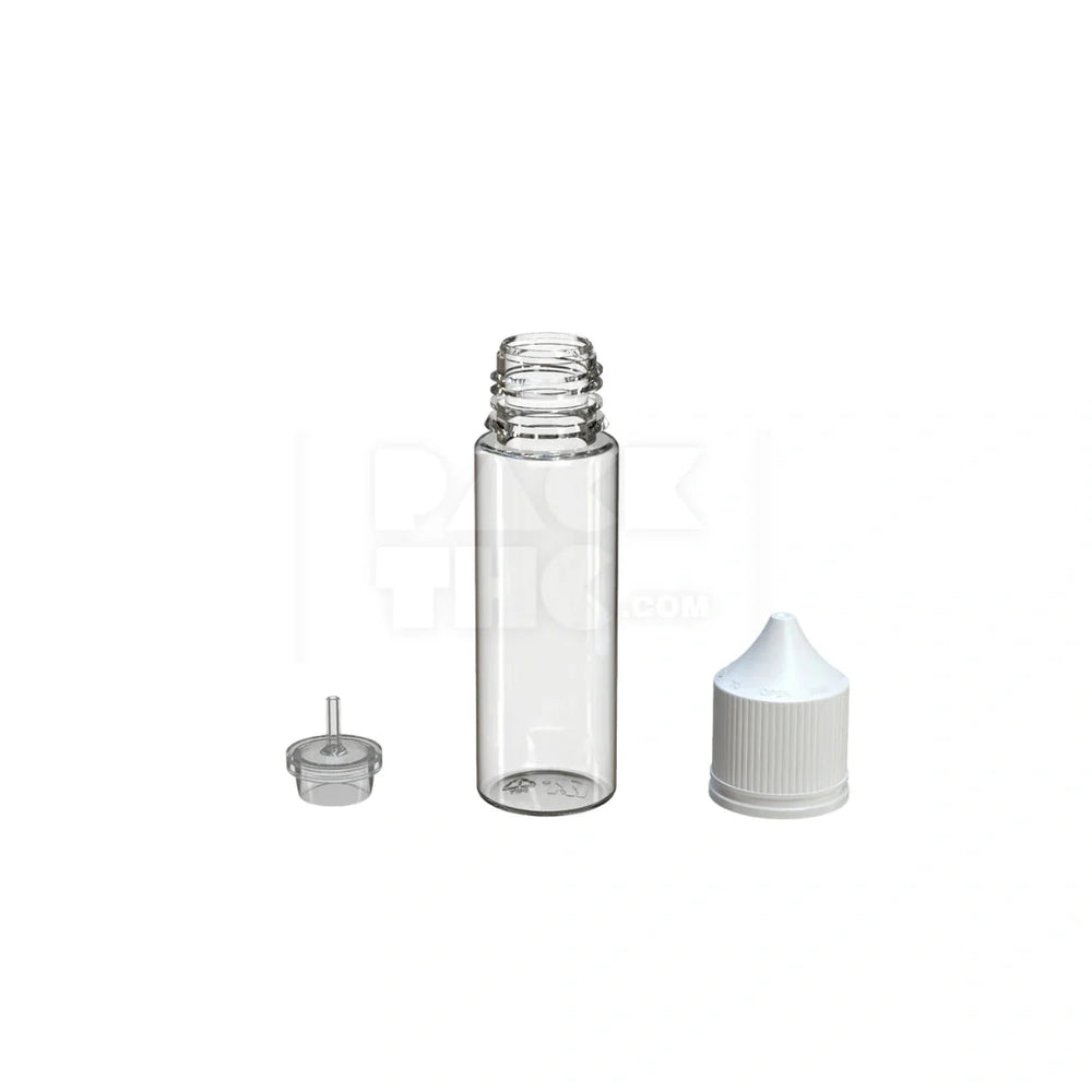 50ml v3 pet unicorn bottle cr clear natural white cap 500 count