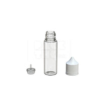 50ml v3 pet unicorn bottle cr clear natural white cap 500 count