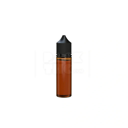 50ml v3 pet unicorn bottle cr translucent amber black cap 500 count