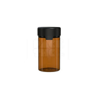 5oz 150cc aviator cr container translucent amber 300 count