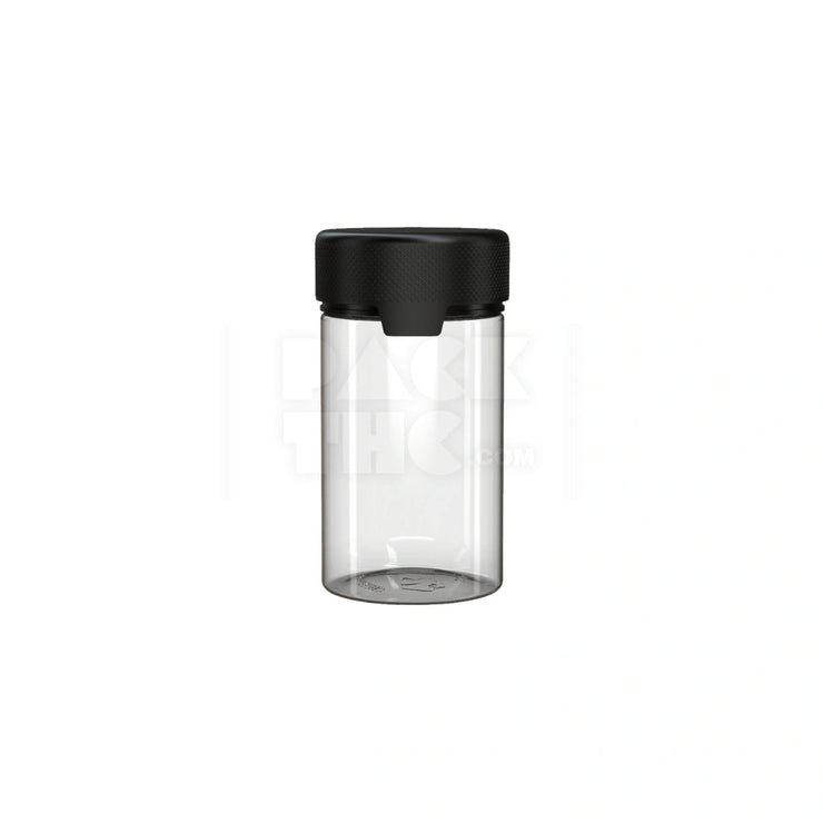 5oz 150cc aviator cr container clear natural black cap 300 count