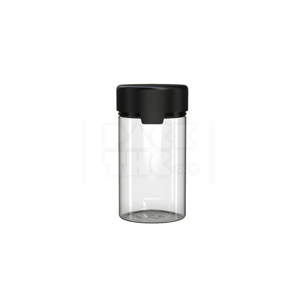 5oz 150cc aviator cr container clear natural black cap 300 count