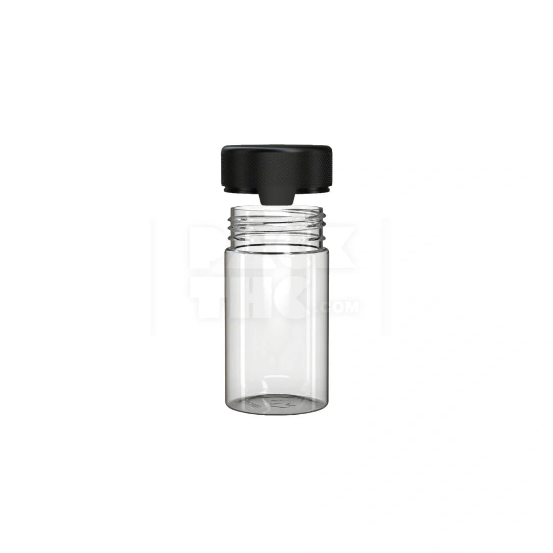 5oz 150cc aviator cr container clear natural black cap 300 count