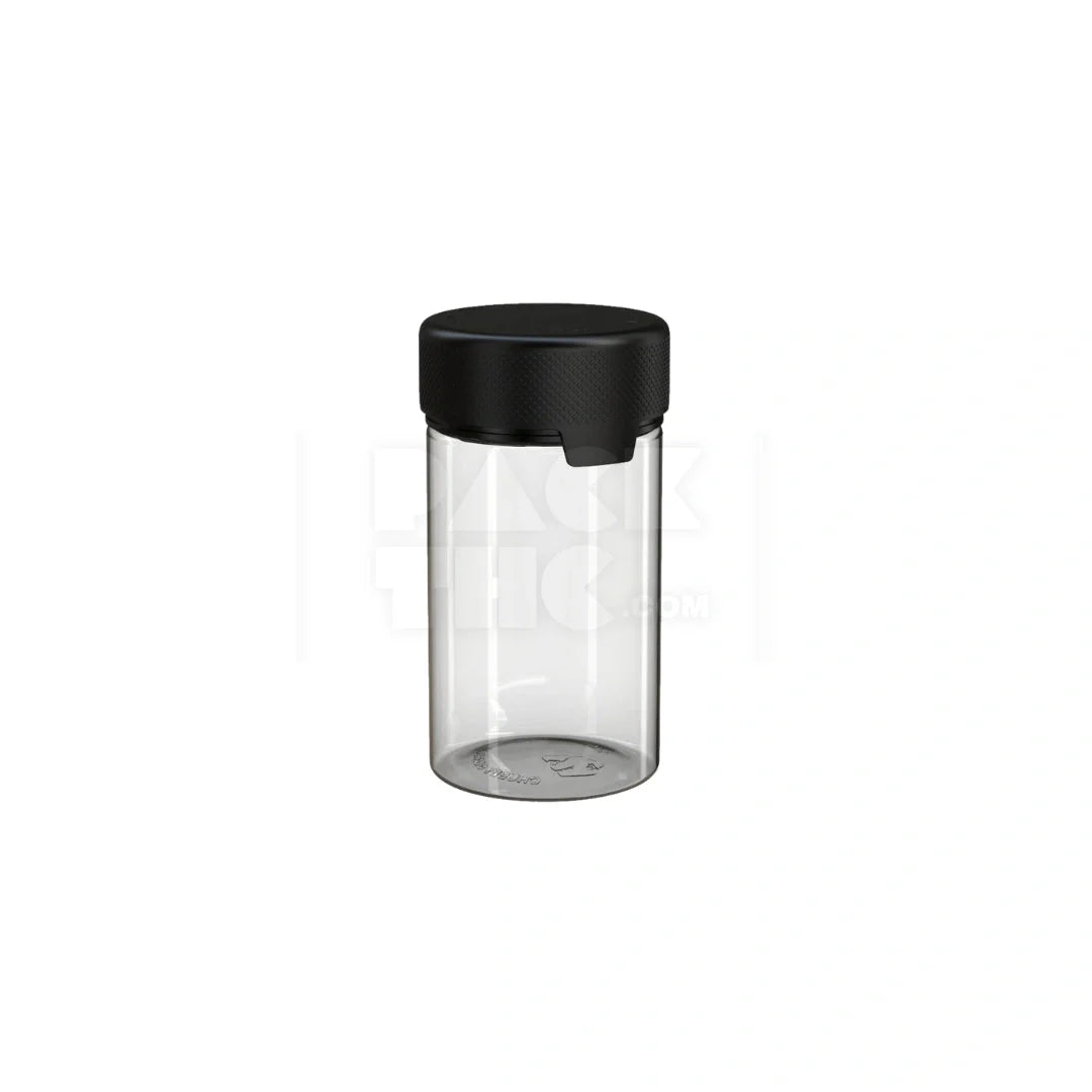 5oz 150cc aviator cr container clear natural black cap 300 count
