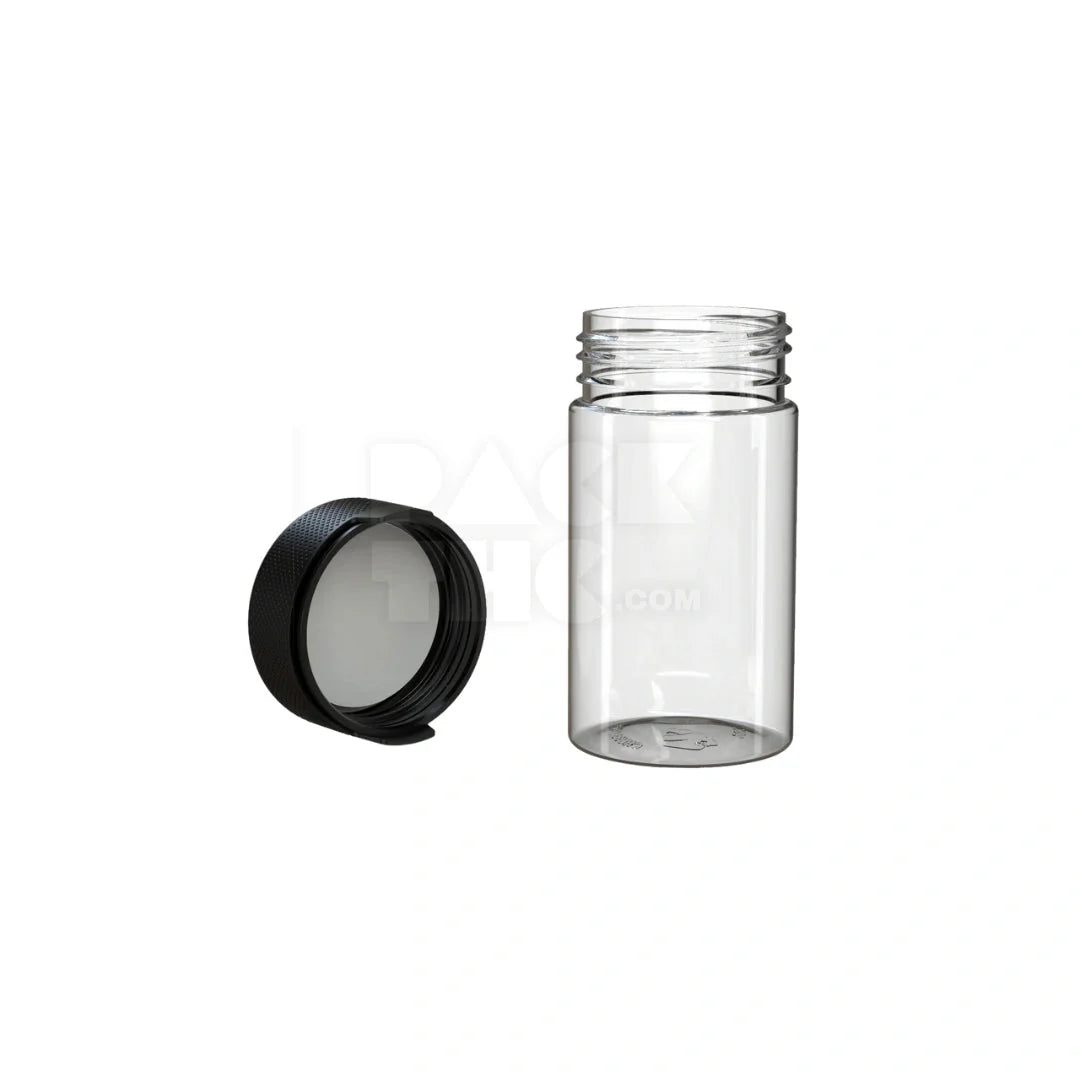 5oz 150cc aviator cr container clear natural black cap 300 count