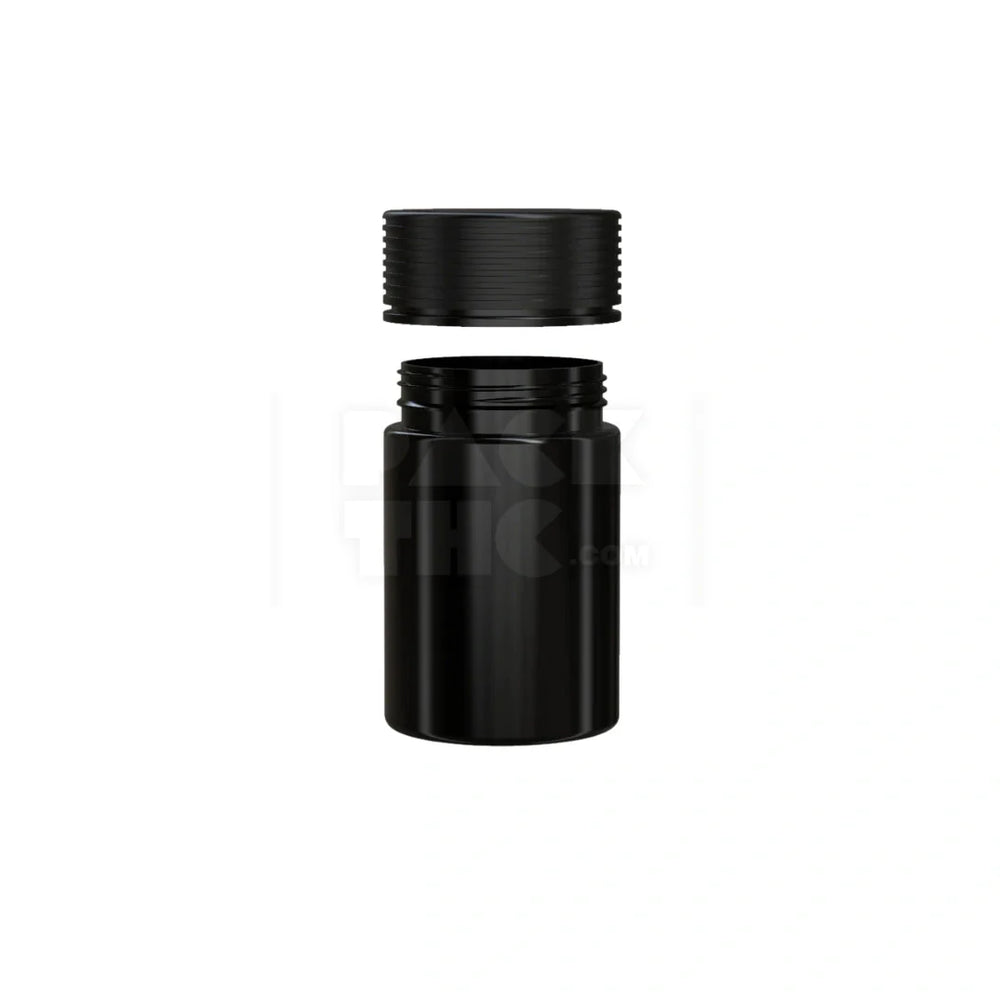 5oz 150cc spiral cr container opaque black 300 count