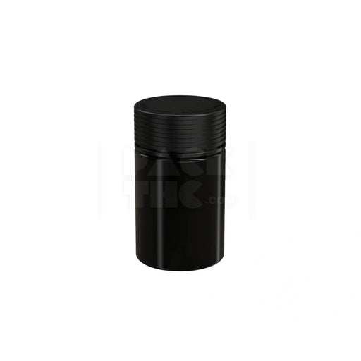 5oz 150cc spiral cr container opaque black 300 count