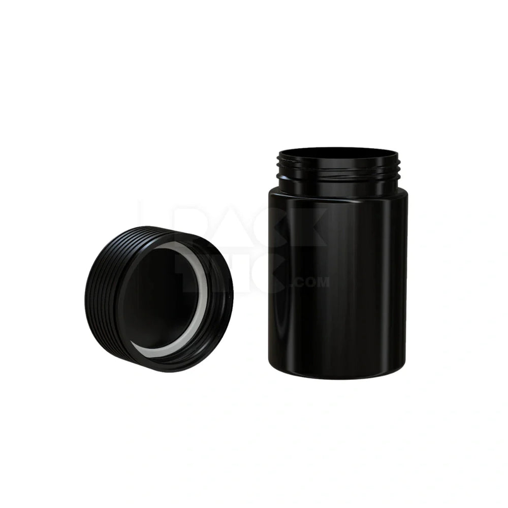 5oz 150cc spiral cr container opaque black 300 count