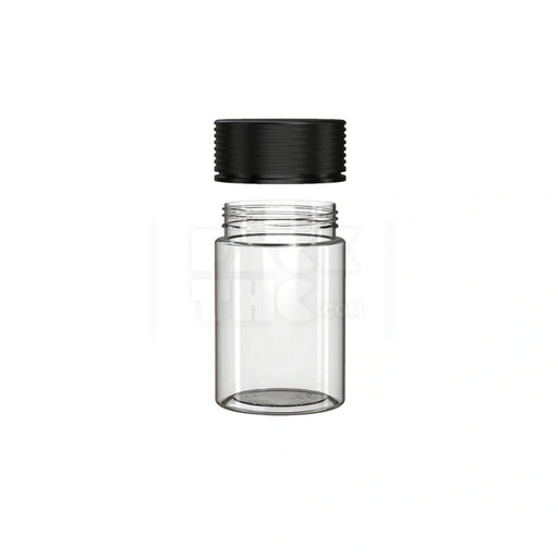 5oz 150cc spiral cr container clear natural black closure 300 count